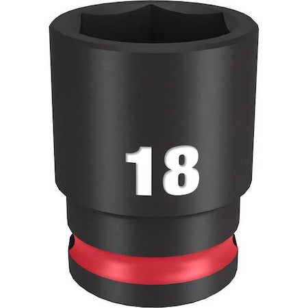18mm SHOCKWAVE Impact Duty 3/8 in. Drive Standard 6 Point Impact Socket