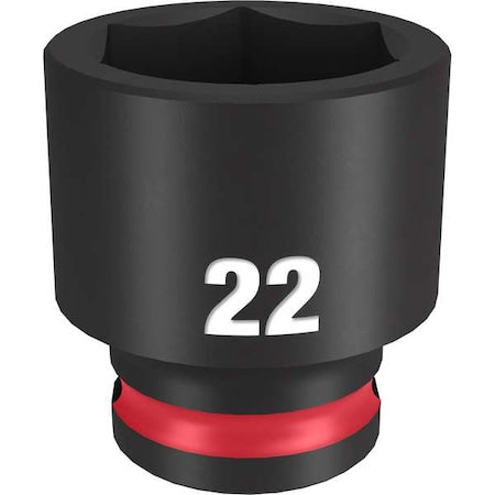 22mm SHOCKWAVE Impact Duty 3/8 in. Drive Standard 6 Point Impact Socket