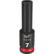 7mm SHOCKWAVE Impact Duty 3/8 in. Drive Deep Well 6 Point Impact Socket