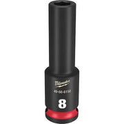 8mm SHOCKWAVE Impact Duty 3/8 in. Drive Deep Well 6 Point Impact Socket