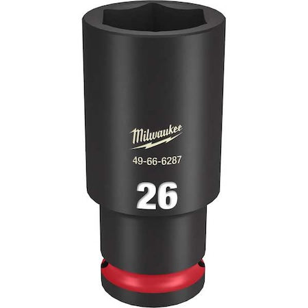 26mm SHOCKWAVE Impact Duty 1/2 in. Drive Deep Well 6 Point Impact Socket