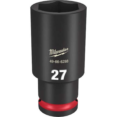 27mm SHOCKWAVE Impact Duty 1/2 in. Drive Deep Well 6 Point Impact Socket