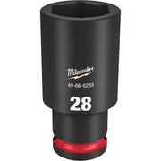 28mm SHOCKWAVE Impact Duty 1/2 in. Drive Deep Well 6 Point Impact Socket