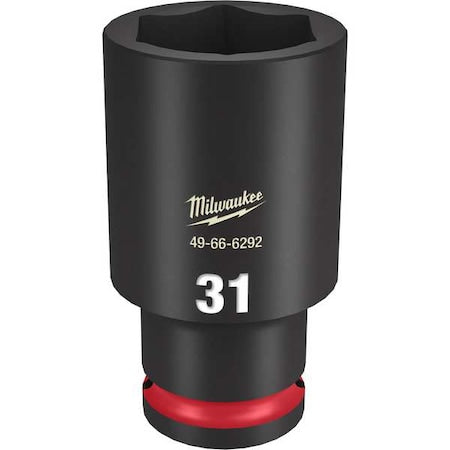 31mm SHOCKWAVE Impact Duty 1/2 in. Drive Deep Well 6 Point Impact Socket