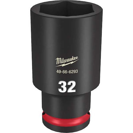 32mm SHOCKWAVE Impact Duty 1/2 in. Drive Deep Well 6 Point Impact Socket