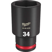 34mm SHOCKWAVE Impact Duty 1/2 in. Drive Deep Well 6 Point Impact Socket