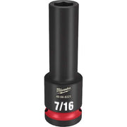 7/16 in. SHOCKWAVE Impact Duty 1/2 in. Drive Deep Well 6 Point Impact Socket