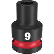 9mm SHOCKWAVE Impact Duty 1/2 in. Drive Standard 6 Point Impact Socket