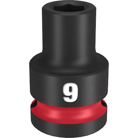 9mm SHOCKWAVE Impact Duty 1/2 in. Drive Standard 6 Point Impact Socket