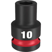 10mm SHOCKWAVE Impact Duty 1/2 in. Drive Standard 6 Point Impact Socket