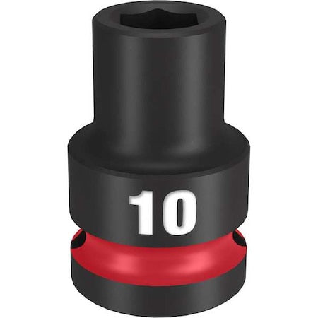 10mm SHOCKWAVE Impact Duty 1/2 in. Drive Standard 6 Point Impact Socket