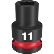 11mm SHOCKWAVE Impact Duty 1/2 in. Drive Standard 6 Point Impact Socket