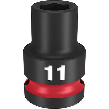 11mm SHOCKWAVE Impact Duty 1/2 in. Drive Standard 6 Point Impact Socket