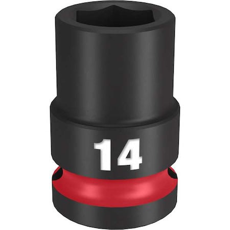 14mm SHOCKWAVE Impact Duty 1/2 in. Drive Standard 6 Point Impact Socket