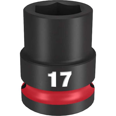 17mm SHOCKWAVE Impact Duty 1/2 in. Drive Standard 6 Point Impact Socket