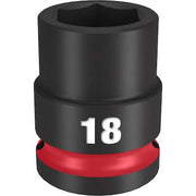 18mm SHOCKWAVE Impact Duty 1/2 in. Drive Standard 6 Point Impact Socket