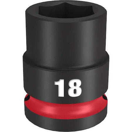 18mm SHOCKWAVE Impact Duty 1/2 in. Drive Standard 6 Point Impact Socket