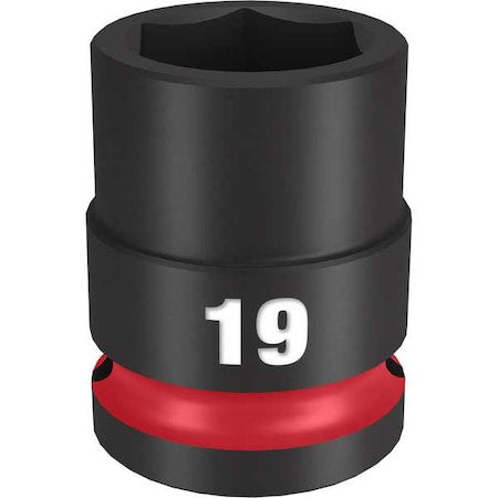 19mm SHOCKWAVE Impact Duty 1/2 in. Drive Standard 6 Point Impact Socket