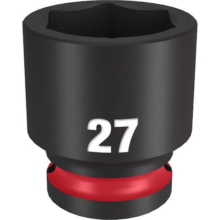 27mm SHOCKWAVE Impact Duty 1/2 in. Drive Standard 6 Point Impact Socket