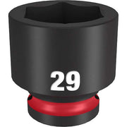 29mm SHOCKWAVE Impact Duty 1/2 in. Drive Standard 6 Point Impact Socket