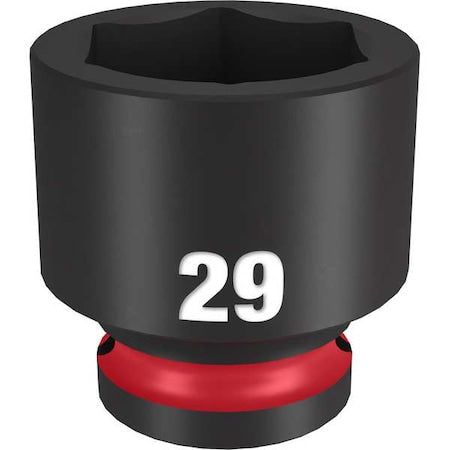 29mm SHOCKWAVE Impact Duty 1/2 in. Drive Standard 6 Point Impact Socket