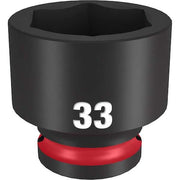 33mm SHOCKWAVE Impact Duty 1/2 in. Drive Standard 6 Point Impact Socket