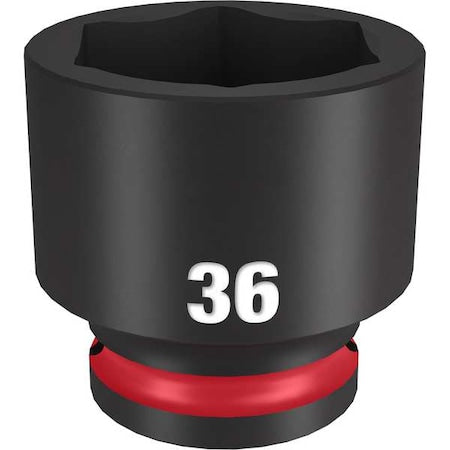 36mm SHOCKWAVE Impact Duty 1/2 in. Drive Standard 6 Point Impact Socket