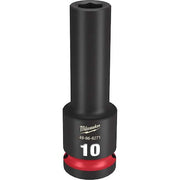 10mm SHOCKWAVE Impact Duty 1/2 in. Drive Deep Well 6 Point Impact Socket
