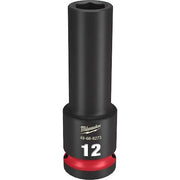 12mm SHOCKWAVE Impact Duty 1/2 in. Drive Deep Well 6 Point Impact Socket