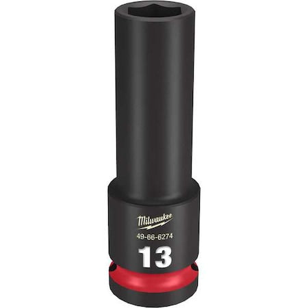 13mm SHOCKWAVE Impact Duty 1/2 in. Drive Deep Well 6 Point Impact Socket