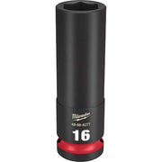 16mm SHOCKWAVE Impact Duty 1/2 in. Drive Deep Well 6 Point Impact Socket