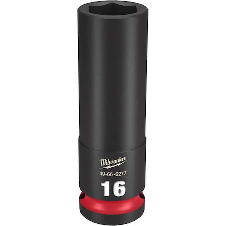 16mm SHOCKWAVE Impact Duty 1/2 in. Drive Deep Well 6 Point Impact Socket