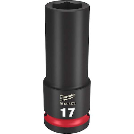 17mm SHOCKWAVE Impact Duty 1/2 in. Drive Deep Well 6 Point Impact Socket
