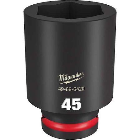 45mm SHOCKWAVE Impact Duty 3/4 in. Drive Deep Well 6 Point Impact Socket