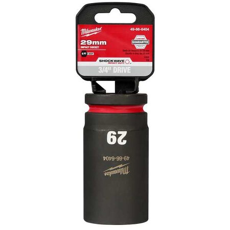 29mm SHOCKWAVE Impact Duty 3/4 in. Drive Deep Well 6 Point Impact Socket
