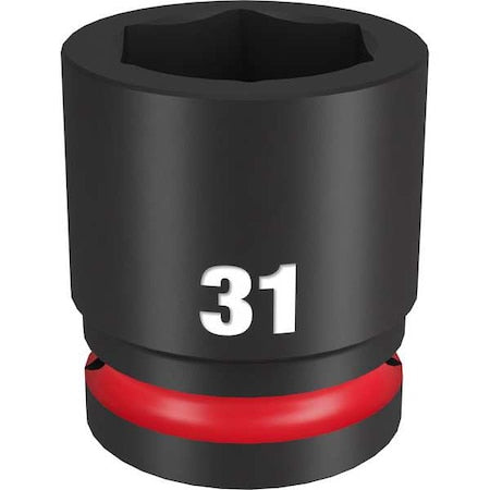 31mm SHOCKWAVE Impact Duty 3/4 in. Drive Standard 6 Point Impact Socket