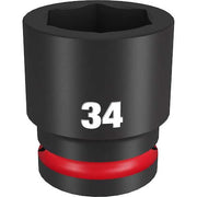 34mm SHOCKWAVE Impact Duty 3/4 in. Drive Standard 6 Point Impact Socket