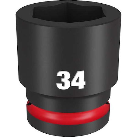 34mm SHOCKWAVE Impact Duty 3/4 in. Drive Standard 6 Point Impact Socket