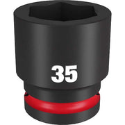 35mm SHOCKWAVE Impact Duty 3/4 in. Drive Standard 6 Point Impact Socket