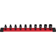 10 pc. SHOCKWAVE Impact Duty 1/4 in. Drive SAE Standard 6 Point Socket Set