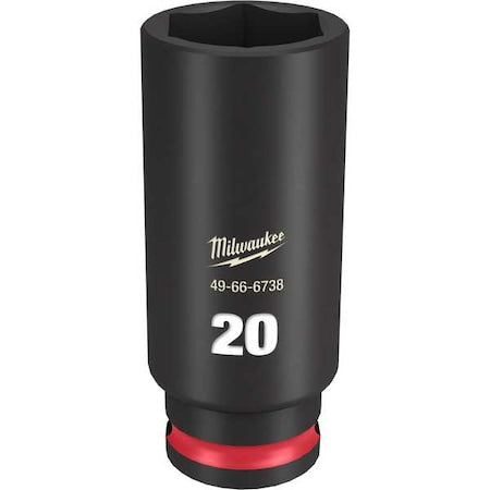 20mm SHOCKWAVE Impact Duty 3/8 in. Drive Deep Well 6 Point Socket