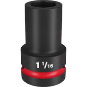 1-1/16 in. SHOCKWAVE Impact Duty 1 in. Drive Deep Well 6 Point Impact Socket