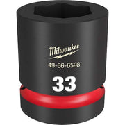 33mm SHOCKWAVE Impact Duty 1 in. Drive Standard 6 Point Impact Socket