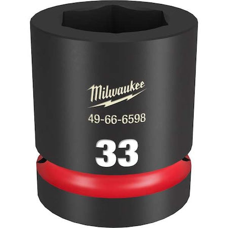 33mm SHOCKWAVE Impact Duty 1 in. Drive Standard 6 Point Impact Socket