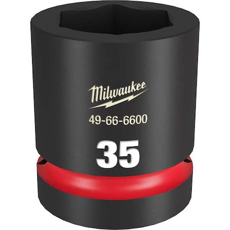 35mm SHOCKWAVE Impact Duty 1 in. Drive Standard 6 Point Impact Socket