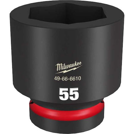 55mm SHOCKWAVE Impact Duty 1 in. Drive Standard 6 Point Impact Socket