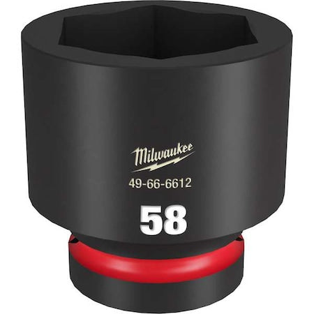58mm SHOCKWAVE Impact Duty 1 in. Drive Standard 6 Point Impact Socket