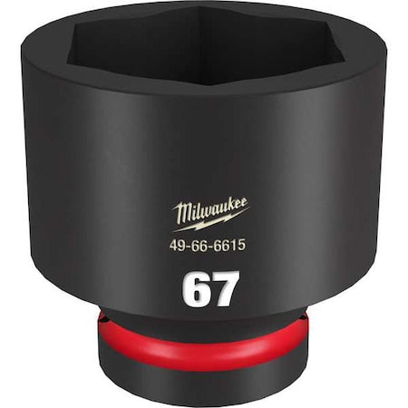 67mm SHOCKWAVE Impact Duty 1 in. Drive Standard 6 Point Impact Socket