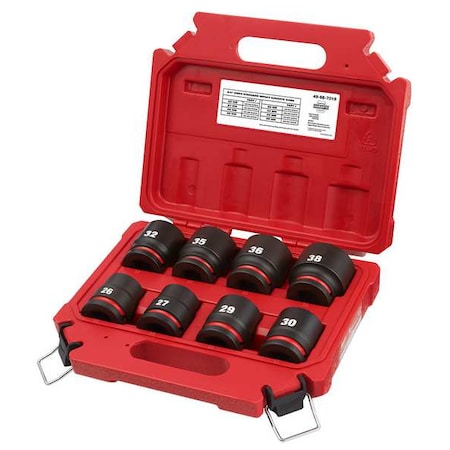 8 pc. SHOCKWAVE Impact Duty 3/4 in. Drive Metric Standard 6 Point Socket Set