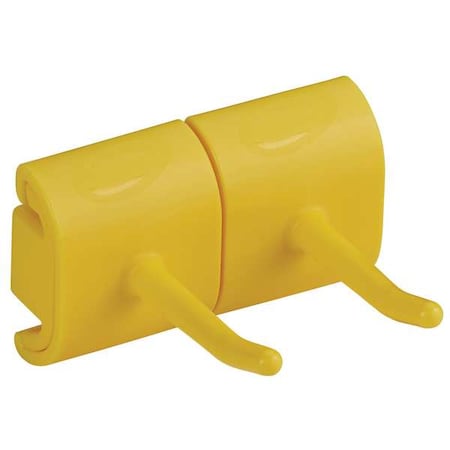 Tool Wall Bracket,3 1/4 in L,Yellow